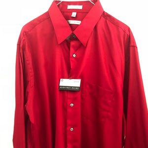 NEW - Red Geoffrey Beene Dress Shirt